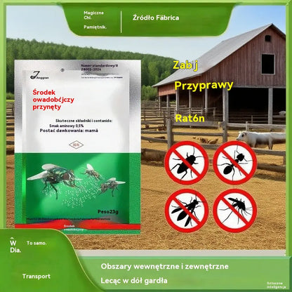 🦟【Kup 5, otrzymaj 5 gratis】【10 paczek】Magiczny środek do zwalczania szkodników w gospodarstwach, jedna paczka wystarcza na pół roku.