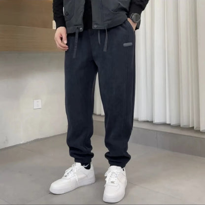 👖【M-5XL】Ανδρική γοητεία!😍 Κομψό και ευέλικτο παντελόνι φόρμας με ρεβέρ