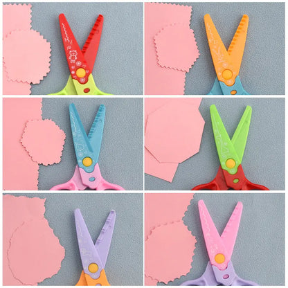 🥰【6 kusov - 6 rôznych tvarov】Len 22 eur✂️🌈Bezpečnostné nožnice pre deti (na stavbu svojpomocne)