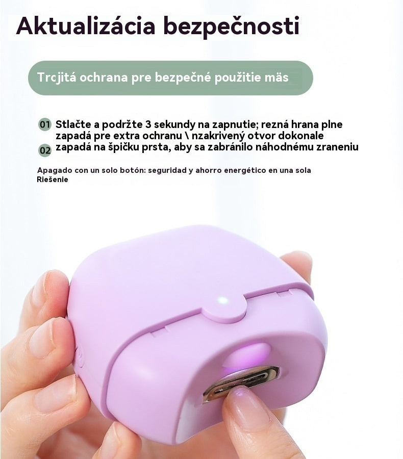 ✂️💅🔥Kúpte 1 a získajte 1 zadarmo!  🖐Plne automatický mini pilník na nechty, jemné leštenie, bezpečná a profesionálna starostlivosť.❗