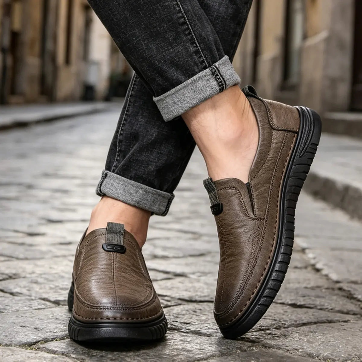 【1 para】129 zł✨【39–44】Męskie skórzane buty casualowe, nowy model