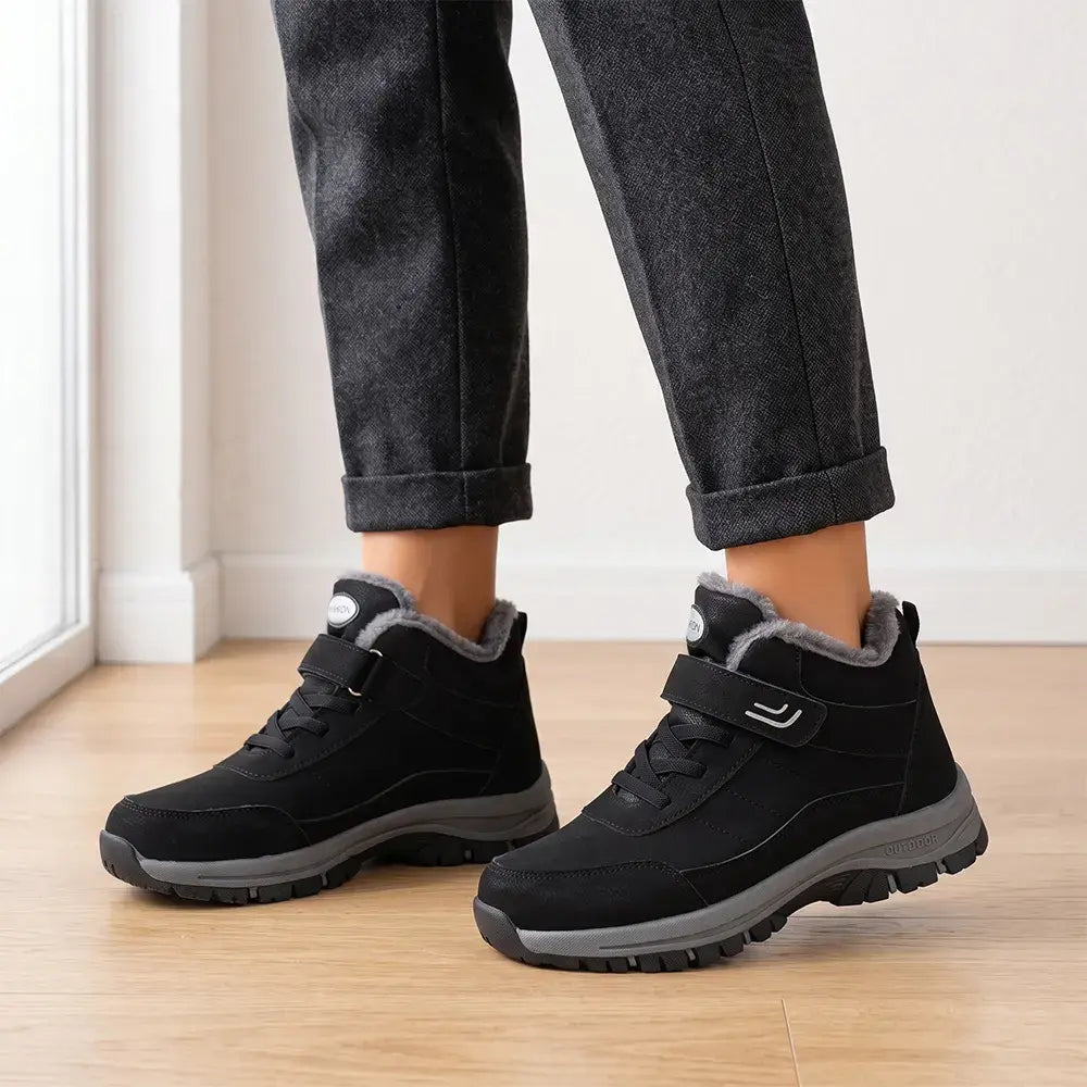 ✨【36-44】Zimowe śniegowce w dużych rozmiarach / ocieplane polarem, pogrubione buty typu Martens