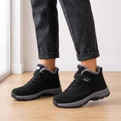 ✨【36-44】Zimowe śniegowce w dużych rozmiarach / ocieplane polarem, pogrubione buty typu Martens