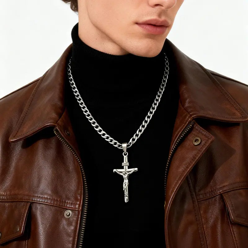 🎁✝️Κολιέ με σταυρό για αξεσουάρ
