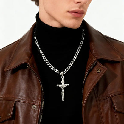 🎁✝️Κολιέ με σταυρό για αξεσουάρ