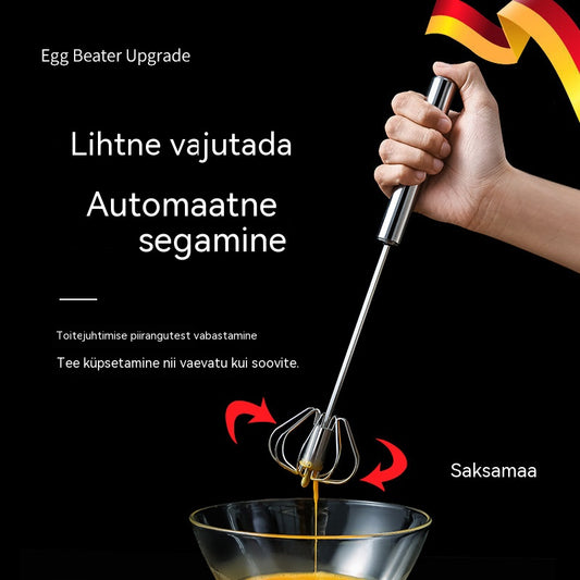 [2 tk komplekt] Poolautomaatne roostevabast terasest munavahustaja
