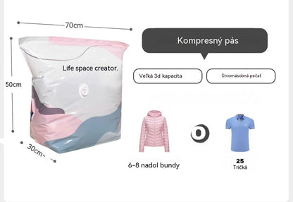 👕📦【5 kusov 25€】Kompresné vrecká na uloženie oblečenia, nevyžadujú vákuum, zosilnená konštrukcia.