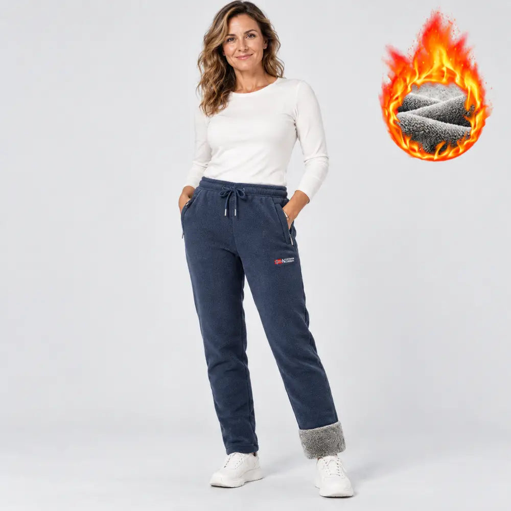 【XS-3XL】Wygodne spodnie sportowe w stylu casual na sezon jesień/zima 2026 – z ociepleniem i podszewką z polaru