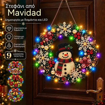 🎄✨ DIY Χριστουγεννιάτικο Φωτιστικό με Μαργαριτάρια και Διαμάντια | Κρεμαστό Στολίδι με Φωτάκια LED | Δημιουργικές Χριστουγεννιάτικες Κατασκευές 💎