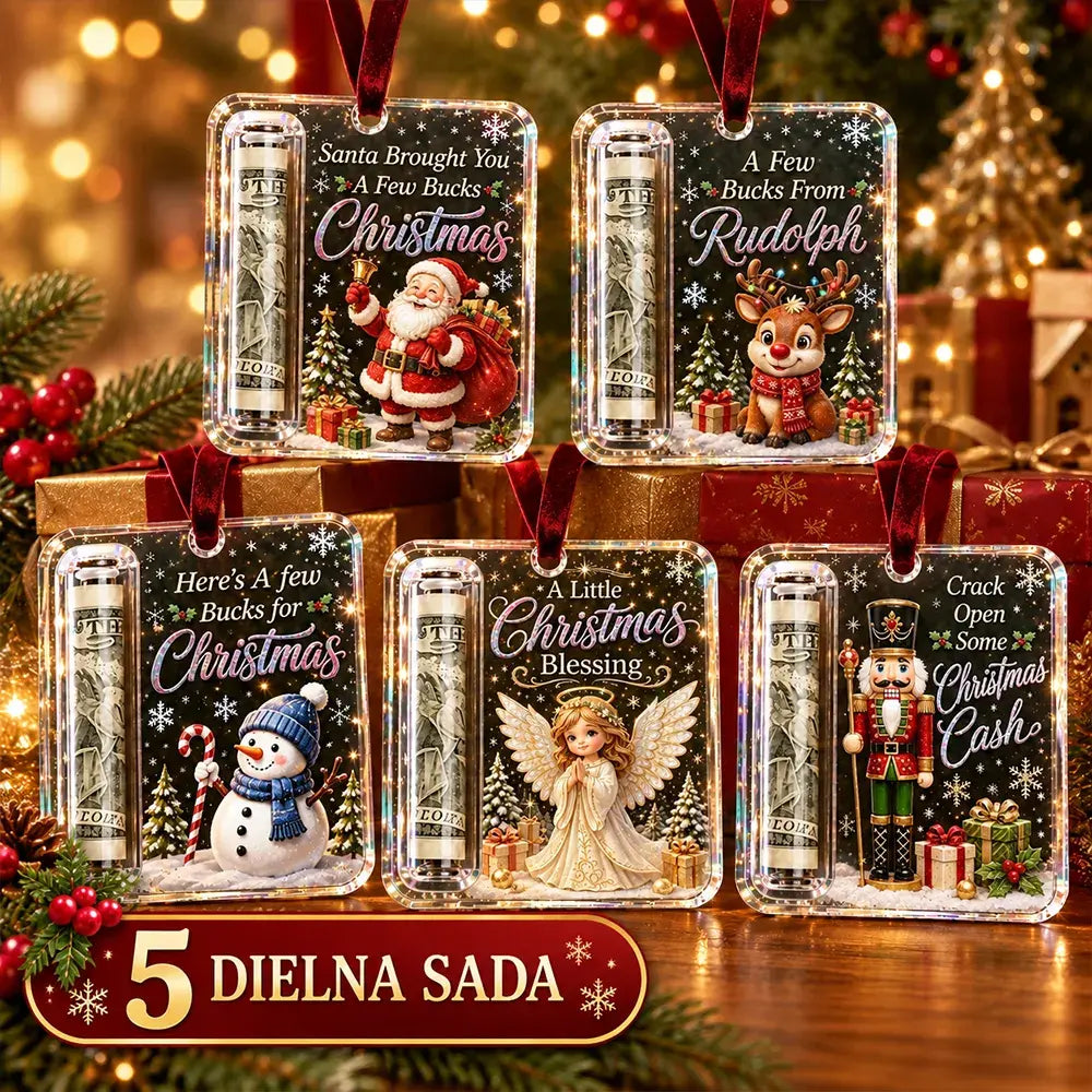 🎄 Χριστουγεννιάτικο Στολίδι-Θήκη για Χρήματα ✨ Ένα στολίδι για το χριστουγεννιάτικο δέντρο που κρύβει χαρτονομίσματα – ένα δημιουργικό και πρωτότυπο δώρο για τις γιορτές.