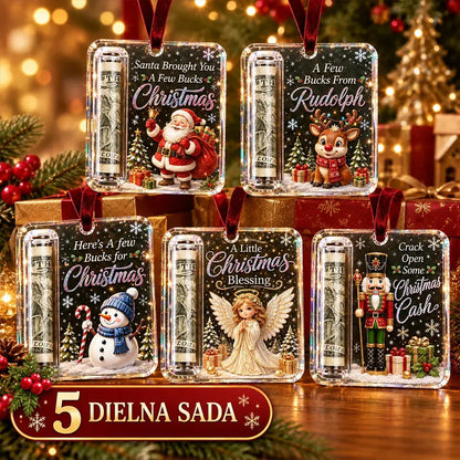 🎄 Χριστουγεννιάτικο Στολίδι-Θήκη για Χρήματα ✨ Ένα στολίδι για το χριστουγεννιάτικο δέντρο που κρύβει χαρτονομίσματα – ένα δημιουργικό και πρωτότυπο δώρο για τις γιορτές.