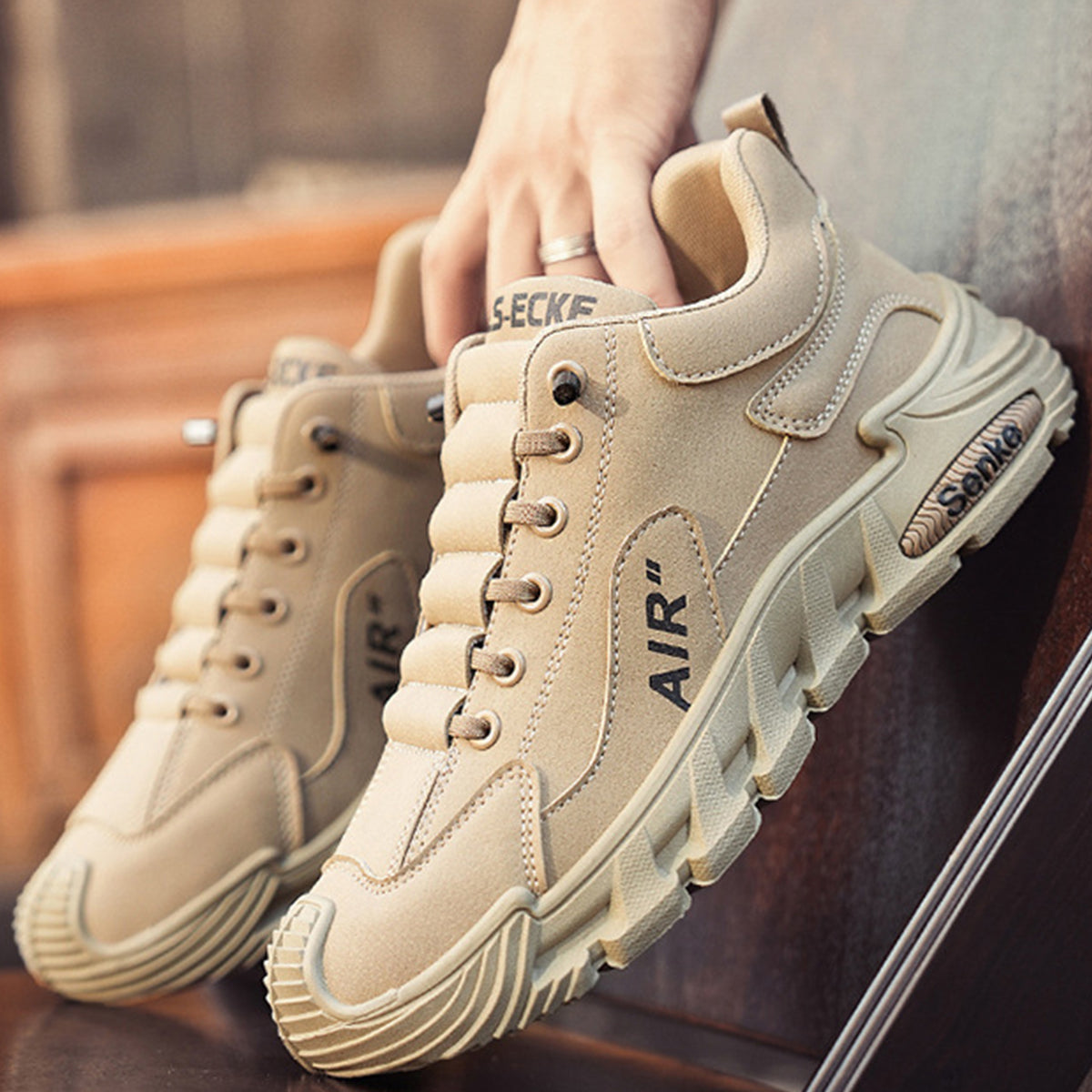 🔥(39-44) Zapatos deportivos casuales para hombre, zapatos para senderismo al aire libre, suaves y resistentes al desgaste.