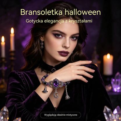 🔥 Ostatni dzień 49% zniżki – 🔮 Bransoletka zdrowotna z wisiorkiem Crystal Moon