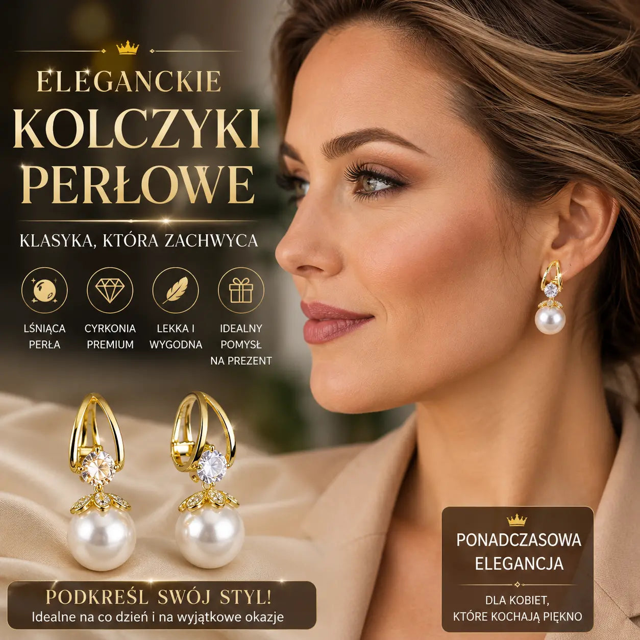 💋【Kup jeden, a drugi dostaniesz gratis】Nowe francuskie kolczyki z perłami, luksusowe srebro próby 925