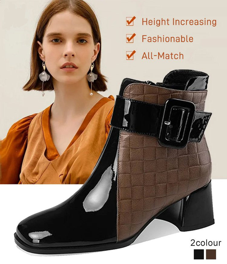 🔥【35-40】🔥Sada - 50%, idealne za jesen i zimu! Elegantne ženske gležnjače od prave ovčje kože – moderne, tople i ručno izrađene!