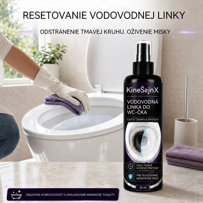 ✨【2 μπουκάλια με 25€】🚽Το καθαριστικό τουαλέτας απομακρύνει τους μαύρους λεκέδες και τα άλατα από τη γραμμή του νερού, καθώς και την επίμονη βρωμιά.