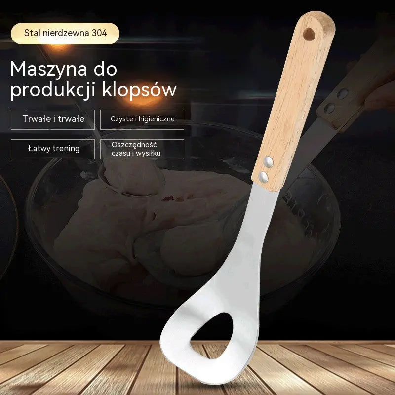 🍖 【2 sztuki】Forma do klopsików ze stali nierdzewnej 304 – idealna do przygotowywania klopsików mięsnych i rybnych, idealna do gotowania w domu 🥄