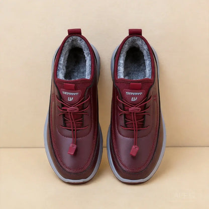 🌈⛄【Rozmiary 35–41】Nowe damskie sneakersy na sezon jesień/zima 💝 – wygodne, z ociepleniem z polaru i miękką podeszwą, wykonane z naturalnej skóry.