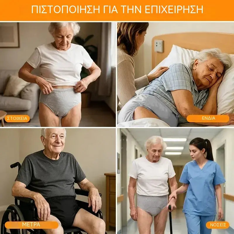 🛡️【Σετ 3 τεμαχίων】Σερβιέτες ακράτειας για μεγάλα μεγέθη – Αδιάβροχες με παχύρρευστη επένδυση