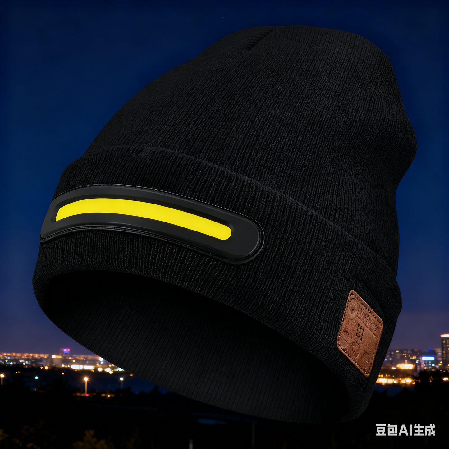 🔥【50% popusta】🔥🧢Punjiva Bluetooth LED kapa. Funkcija tri u 1: Savršeno integrira snažnu LED rasvjetu za korištenje bez ruku, visokokvalitetni Bluetooth zvučnik i toplinu u udobnu pletenu kapu💡