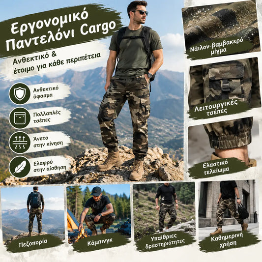🛠️ Έκπτωση 60%! 👖 Ανθεκτικό παντελόνι εργασίας τύπου tactical – μείγμα νάιλον-βαμβακιού, πολλές λειτουργικές τσέπες, ιδανικό για εργασία σε εξωτερικούς χώρους 🌲