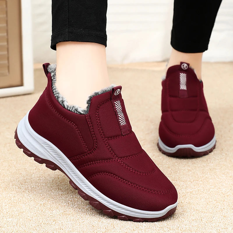 👢【Venta caliente🏆】【36-41】Zapatos de algodón grueso impermeables y antideslizantes para nieve