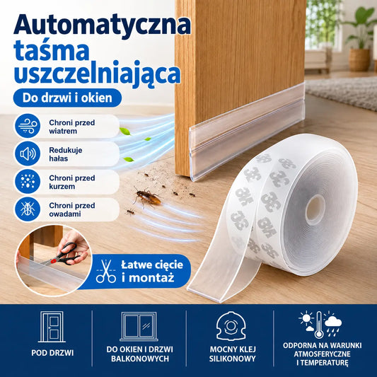 🚪🔥Kup 2, a 2 otrzymasz gratis!🔥 Uszczelka dolna do drzwi z PVC – chroni przed kurzem i przeciągami