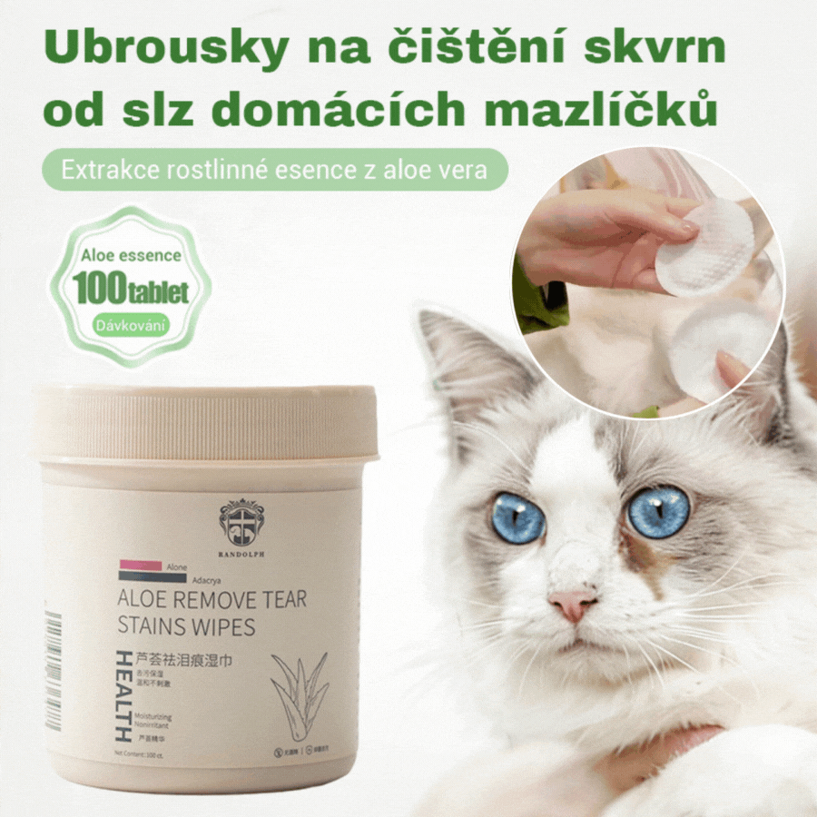 🐕【Kúp 1, získaj 1 zadarmo】🐈 Čistiace obrúsky na škvrny od očí domácich zvierat – Ukladajú sĺzné škvrny, jemné a bezpečné pre citlivú pokožku, ideálne pre každodenné čistenie 🔥(2 položky)
