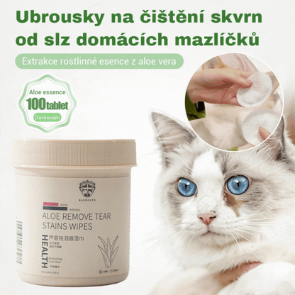 🐕【Kúp 1, získaj 1 zadarmo】🐈 Čistiace obrúsky na škvrny od očí domácich zvierat – Ukladajú sĺzné škvrny, jemné a bezpečné pre citlivú pokožku, ideálne pre každodenné čistenie 🔥(2 položky)