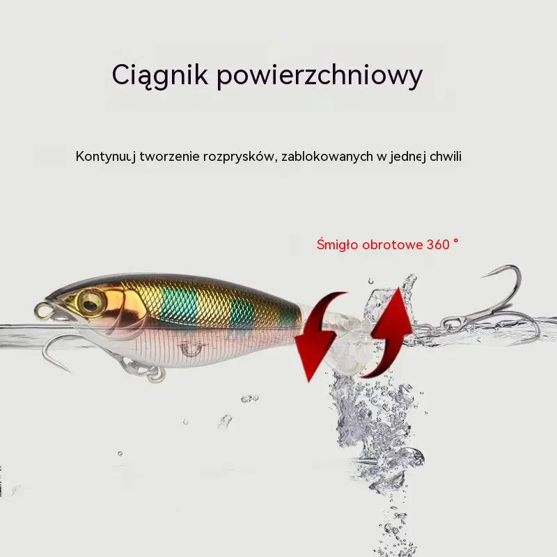 🐟🎣【6 sztuk】Przynęta w kształcie śmigła Bionic Minnow Tractor