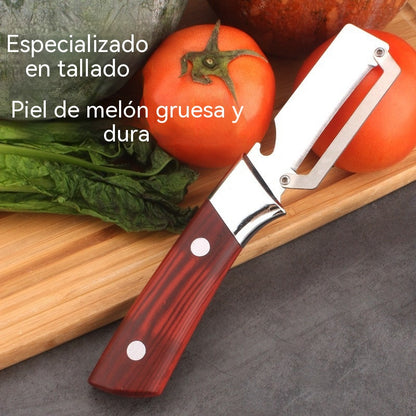 【2 artículos por 22 euros】Pelador multifuncional de acero inoxidable