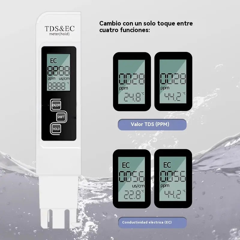 🔥Analizador digital de calidad del agua con medidor TDS