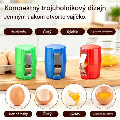 【3 kusy】 Rýchly rozbíjač vajec: Rozbije stovky vajec rýchlejšie a čistejšie