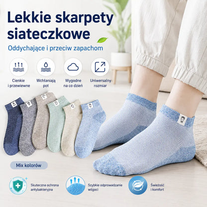 10 par za 89zł🔥⚡🧦Męskie oddychające skarpetki antybakteryjne i odporne na zapachy