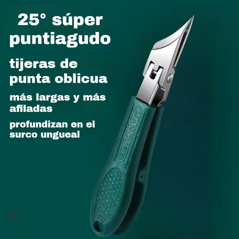 🔥【Set de 3 piezas】✂️💅Nuevos cortaúñas angulares ultra finos para manicura en casa