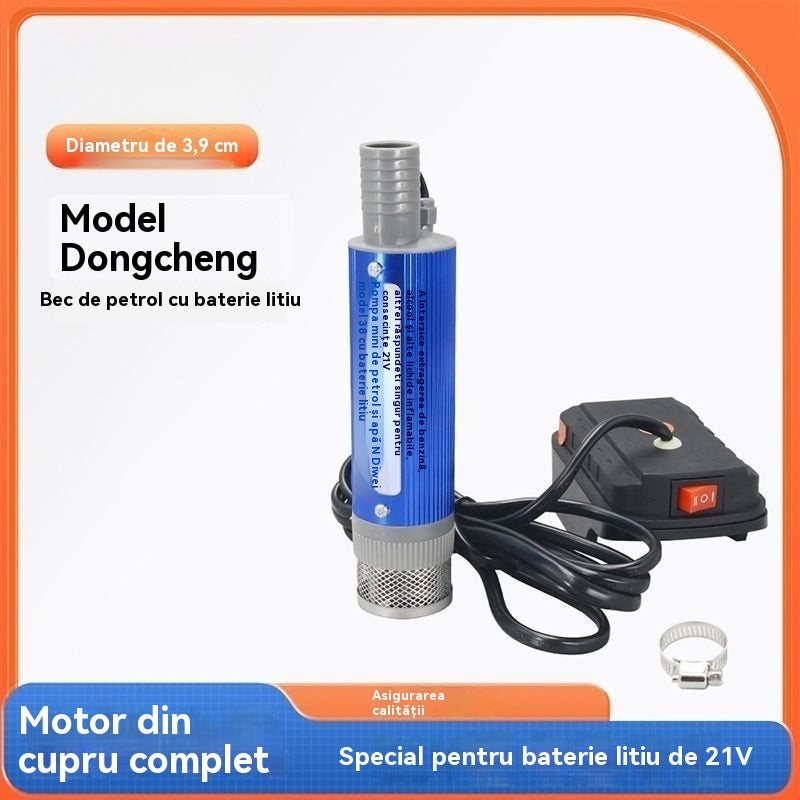 💥✅Compre 1 y llévese 1 gratis🔥Nueva bomba de aceite Denaqi con batería de litio, 21 V, bomba de aceite y agua de doble propósito, batería de litio