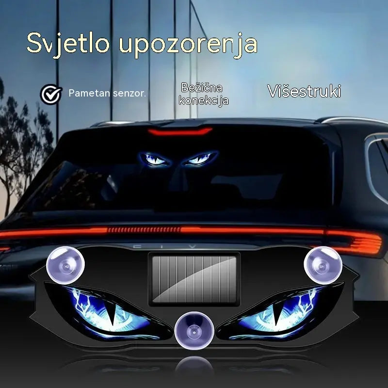 🚗👀 Solarno LED svjetlo za upozorenje za automobil | Privlači svu pažnju i poboljšava sigurnost vožnje: Bežično, s automatskim prepoznavanjem i univerzalnom aplikacijom ✨