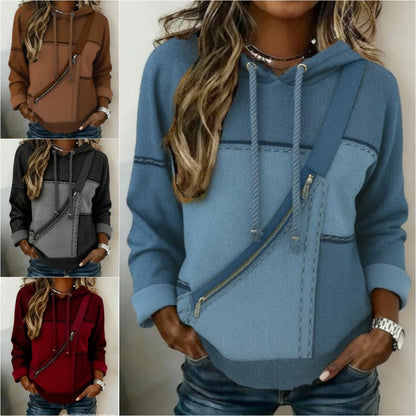 🎀🎀【S-5XL】Dámska mikina s kapucňou a dlhým rukávom s potlačou