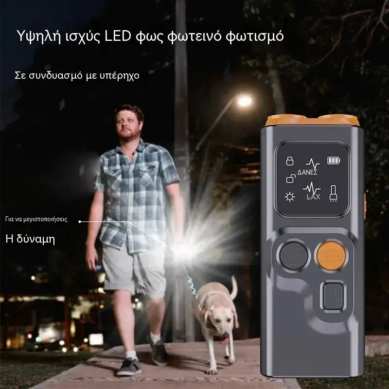 1 τεμάχιο για 33 ευρώ🌠Αθόρυβος σύντροφος: 🐶Υπερηχητική συσκευή για τον έλεγχο του γαβγίσματος του σκύλου με φως που αναβοσβήνει.