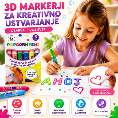 🎁【Kupite 1, dobite 1 gratis】3D-tiskalni peresnik za otroke: Risanje mehurčkov v slogu kokic (naredi sam)