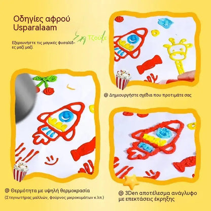 🔥Συσκευασία των 3 (6 σωληνάρια ανά κουτί) 28€🔥——🌈🖼️Στερεοσκοπικό στυλό 3D για ανακούφιση🎨