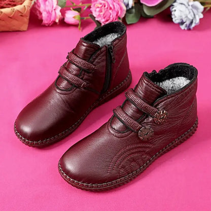 🔥🔥👢【49% OFF！！！】Μεγέθη 35–40: Γυναικείες μπότες από γνήσιο δέρμα με αντιολισθητικές σόλες, κατάλληλες για το φθινόπωρο και τον χειμώνα, χειροποίητες στην Ιταλία.