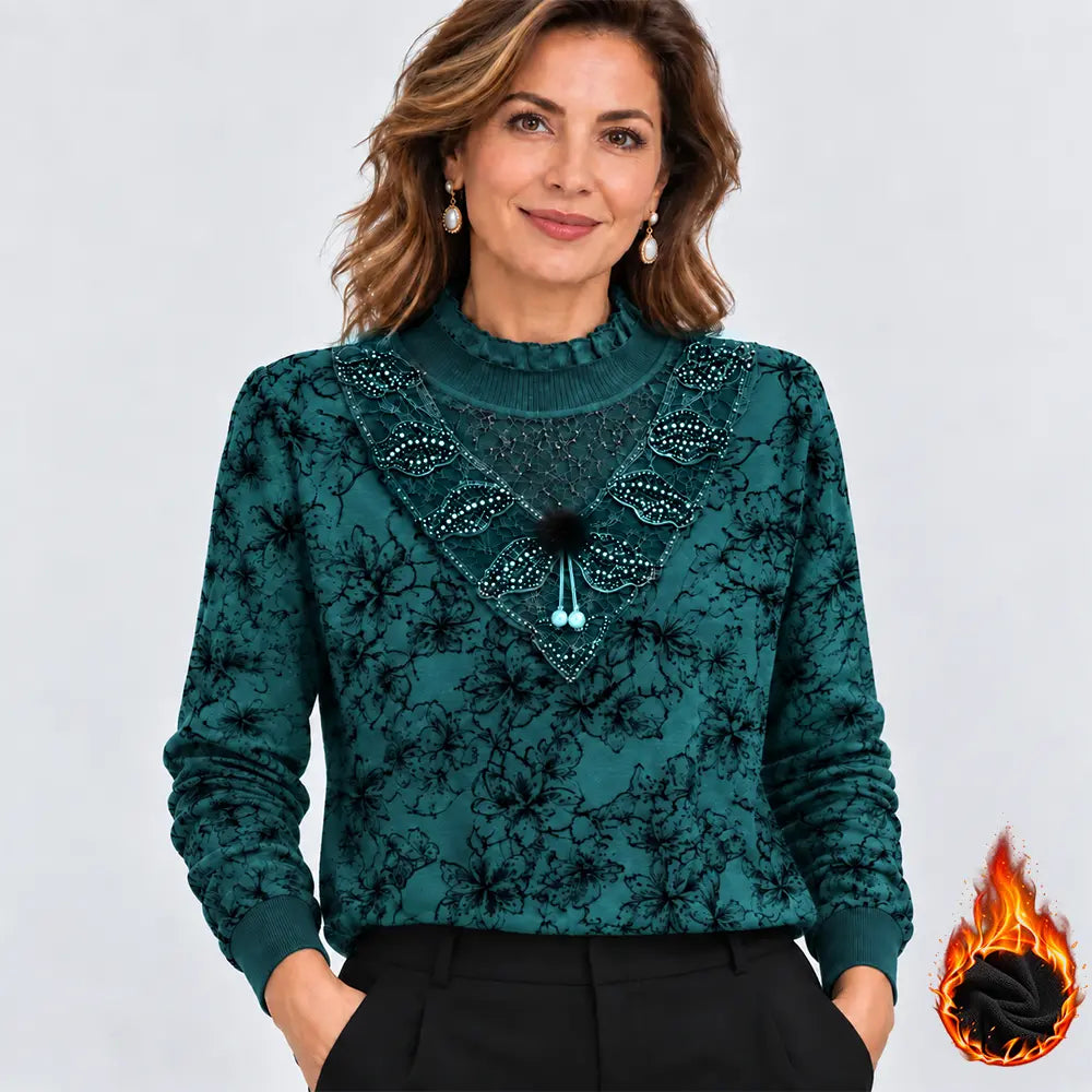 ✨【S-5XL/6 kolorów】Jesienno-zimowa młodzieżowa i wyszczuplająca koszulka bazowa z kołnierzykiem
