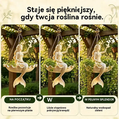 ✨ Zamień swój ogród w bajkę! Dekoracyjna wisząca doniczka z artystycznym, bajkowym wzorem! 🌸🧚‍♀️