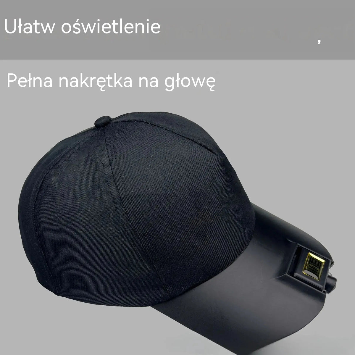 🧢🌙🔦 Zintegrowana inteligentna lampa LED, oświetlenie nocne do wędkowania na zewnątrz, łatwe ładowanie i długa żywotność baterii