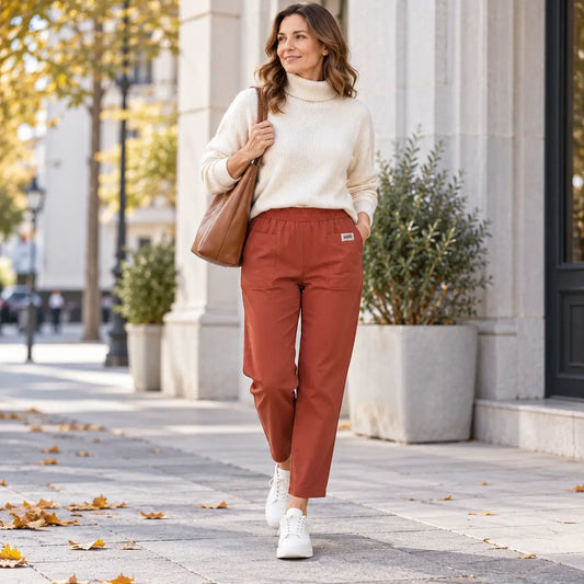 1 τεμάχιο 28 ευρώ 👖100% βαμβακερό casual παντελόνι με λάστιχο στη μέση (χαλαρό στυλ χαρέμι/άνετο και αναπνεύσιμο/μεγέθη M-6XL) 🌿