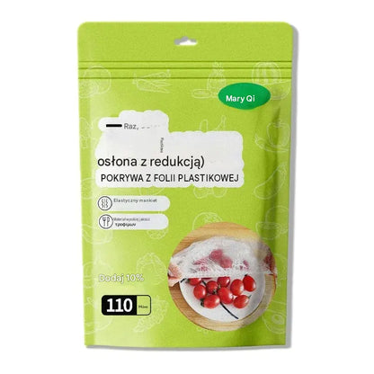 【2 opakowania po 200 sztuk——89zł 】🍽️🥗Jednorazowe folie spożywcze, zamykane torebki do przechowywania żywności z elastyczną pokrywką