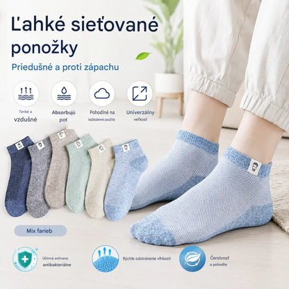 10 párov za 20 eur🔥⚡🧦Pánske priedušné antibakteriálne a zápachu odolné ponožky