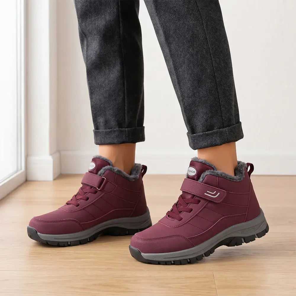 ✨【36-44】Zimowe śniegowce w dużych rozmiarach / ocieplane polarem, pogrubione buty typu Martens