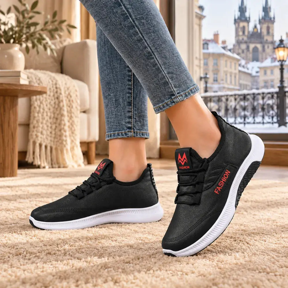 ✨【36-41】2026 Jesień/Zima Nowe skórzane sportowe buty codzienne z bawełny